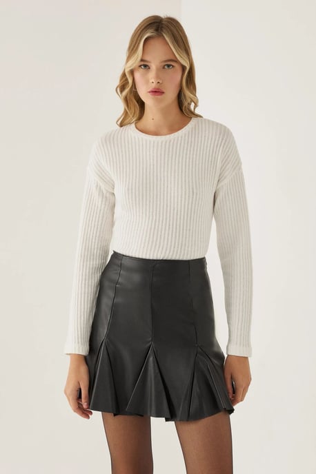 Crew Neck Jersey Topp - Image 1