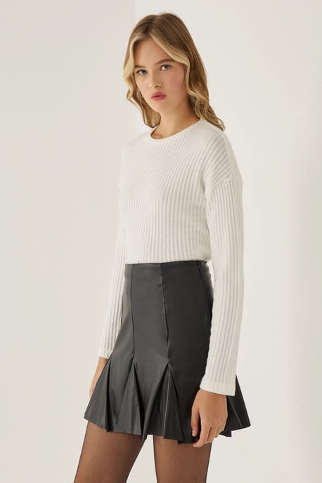 Crew Neck Jersey Topp - Image 3