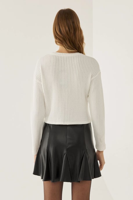Crew Neck Jersey Topp - Image 5