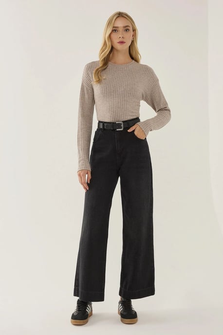 Crew Neck Jersey Topp - Image 2