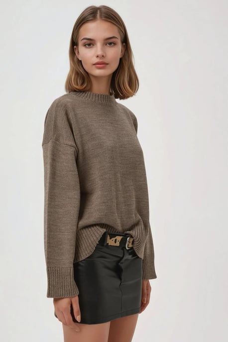 Crew Neck Mysig Tröja - Image 3
