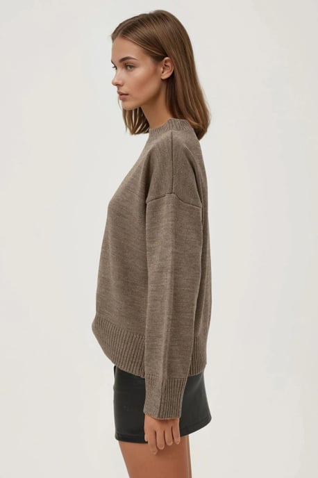 Crew Neck Mysig Tröja - Image 6
