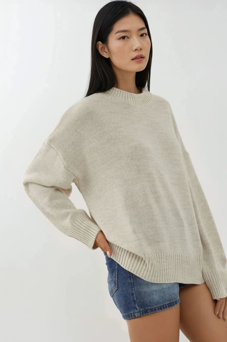 Crew Neck Mysig Tröja - Image 3