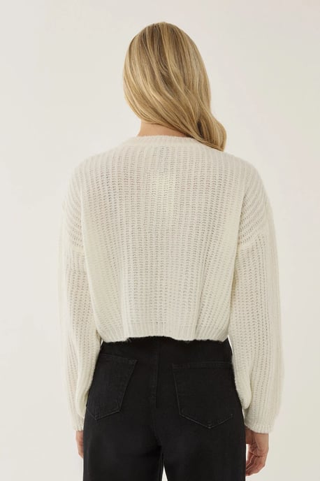 Relaxed Fit Crew Neck Sweater - Image 4