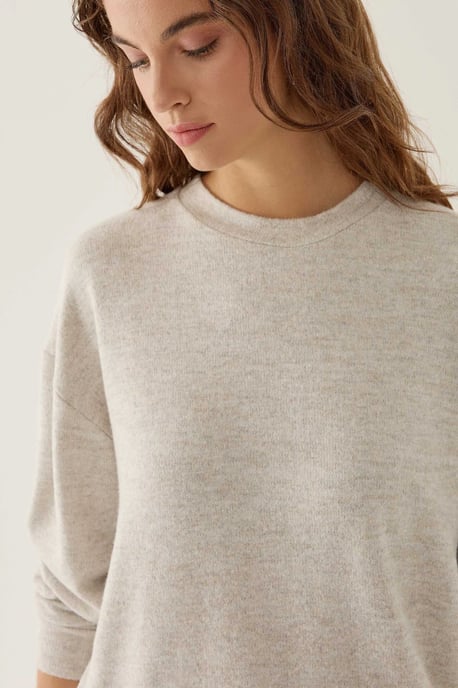 Relaxed Fit Basic Sweater - Image 4
