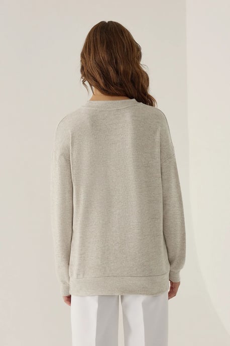 Relaxed Fit Basic Sweater - Image 6