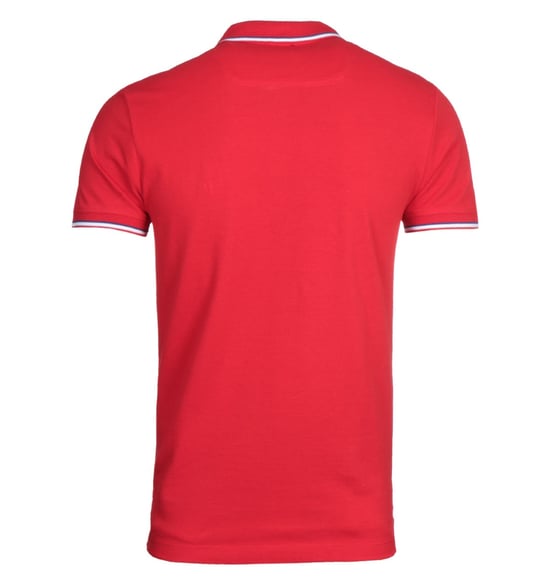 Diesel T-Randy Twin Tipped Red Polo Shirt - Image 2