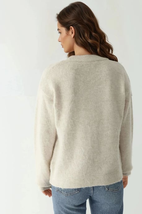 Relaxed Fit Cherry Detail Sweater - Image 5