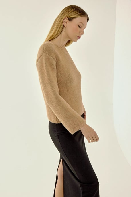 Textured Knit Sweater - Image 3