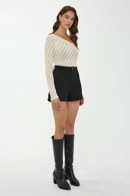 One Sleeve Knit Top - Image 5