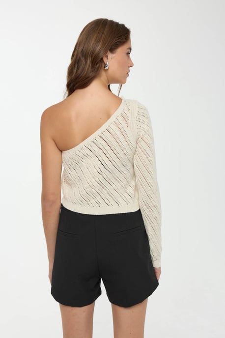 One Sleeve Knit Top - Image 6