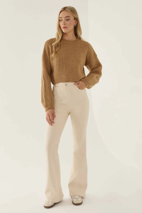 Relaxed Fit Crew Neck Sweater - Image 2