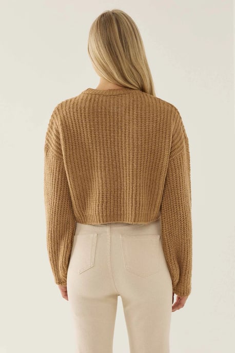 Relaxed Fit Crew Neck Sweater - Image 4