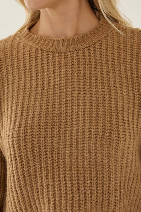 Relaxed Fit Crew Neck Sweater - Image 5