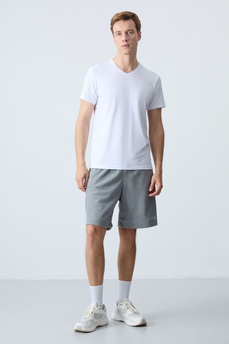 Heren Regular Fit Jersey Shorts - Image 1