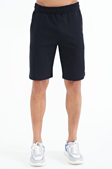 Heren Geprinte Fleece Sweatshorts - Image 1
