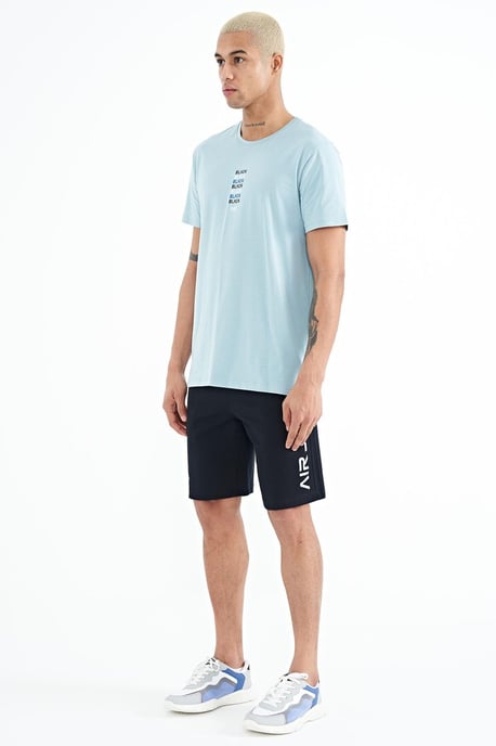 Heren Geprinte Fleece Sweatshorts - Image 4