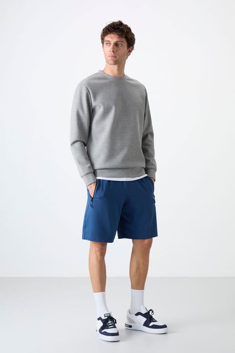 Heren Regular-fit Gebreide Sweatshorts - Image 2