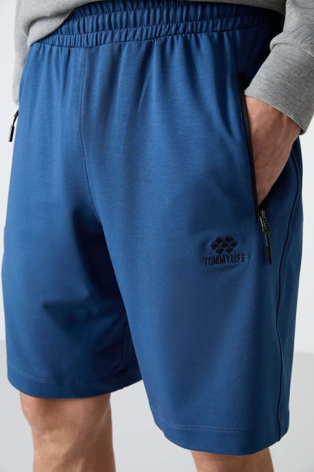 Heren Regular-fit Gebreide Sweatshorts - Image 4