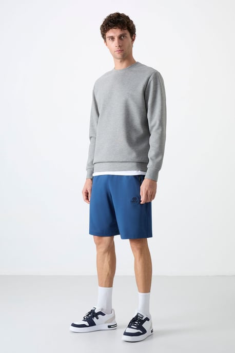 Heren Regular-fit Gebreide Sweatshorts - Image 5