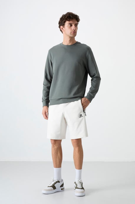 Heren Regular-fit Gebreide Sweatshorts - Image 2