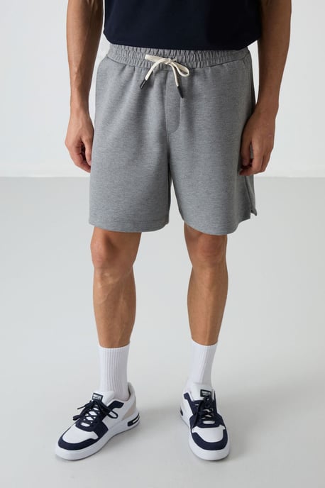Heren Katoen-polyester Sweatshorts - Image 2
