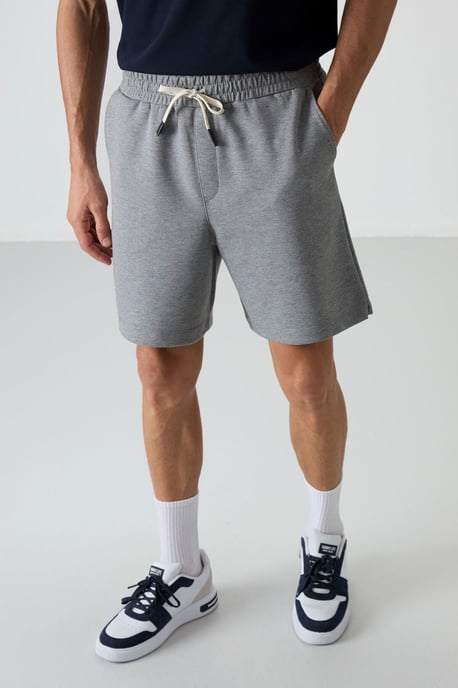 Heren Katoen-polyester Sweatshorts - Image 4