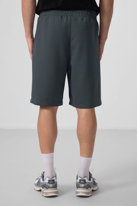 Oversized Cotton-Blend Knit Shorts - Image 5