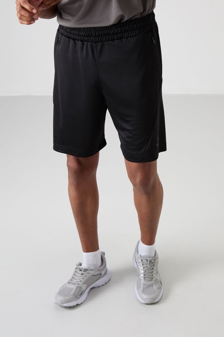 Heren Polyester Tricot Zweet Shorts - Image 4