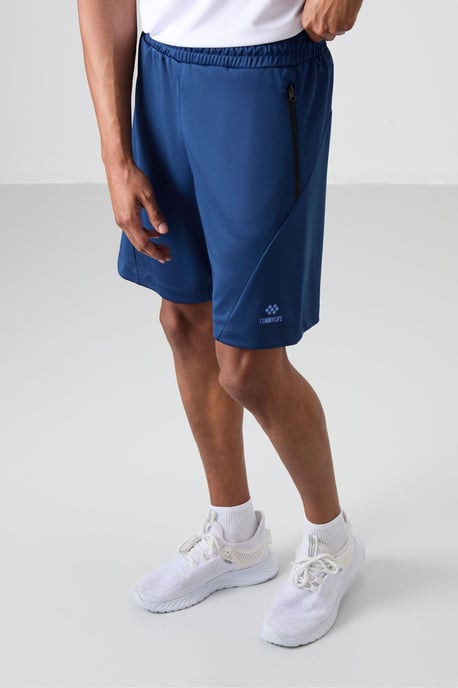 Heren Polyester Gebreide Zweet Shorts - Image 4