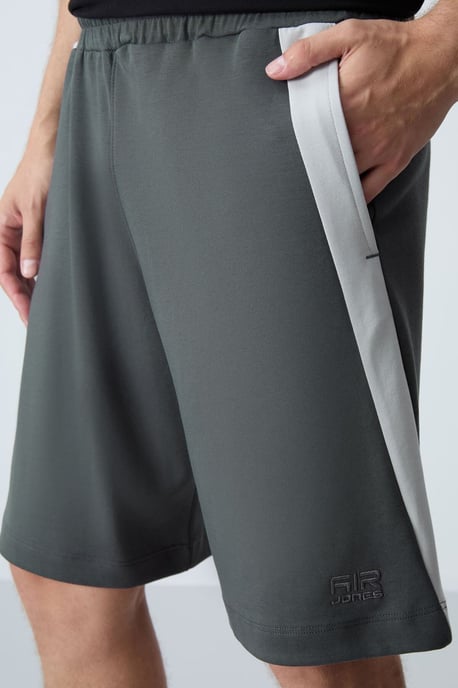 Mäns bomullsblandning träningsshorts - Image 4