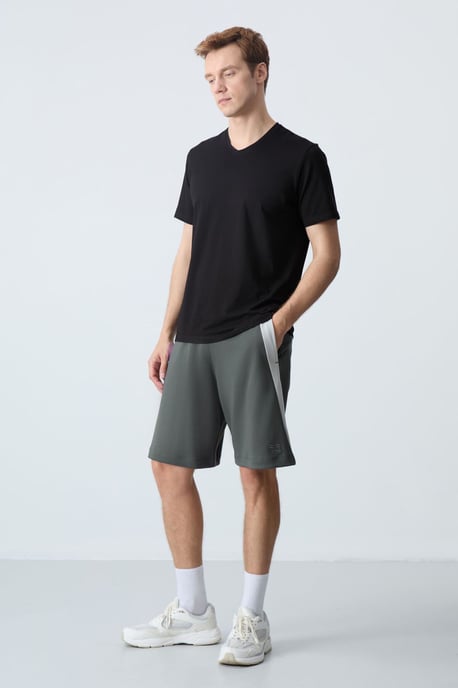Mäns bomullsblandning träningsshorts - Image 6