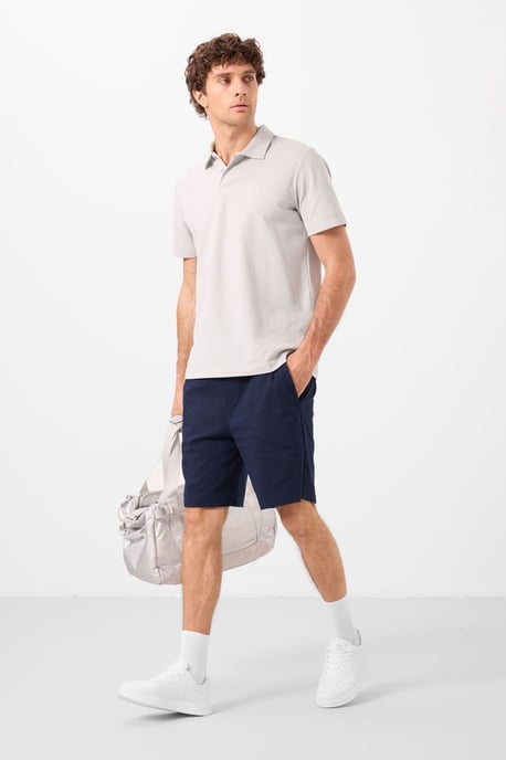 Heren Geweven Chino Shorts - Image 4