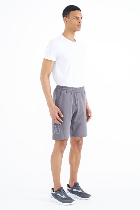 Herr Sweatshorts i Bomullsblandning - Image 4