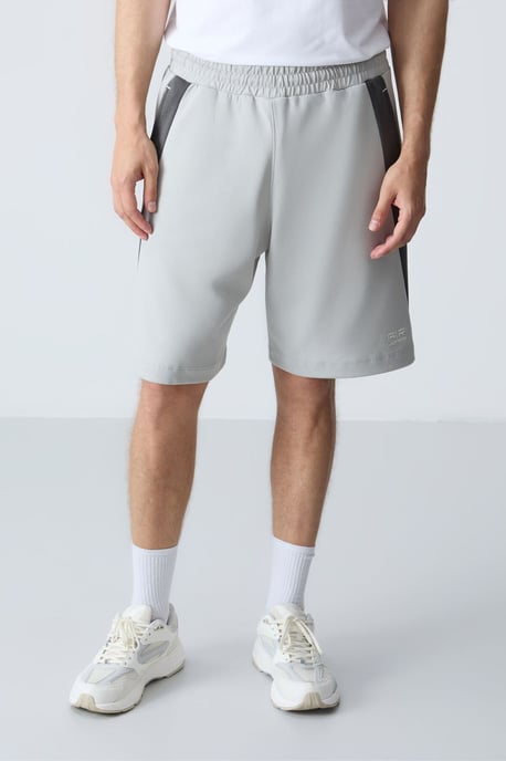 Heren Katoenen Mix Sweatshorts - Image 1
