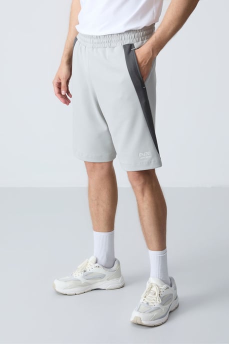 Heren Katoenen Mix Sweatshorts - Image 4