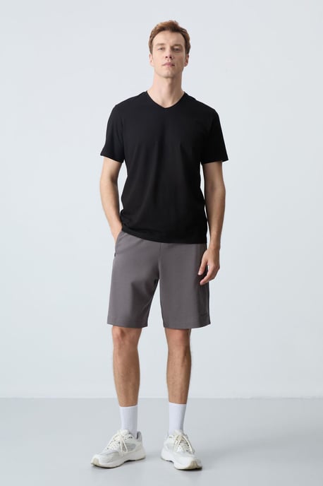 Heren Regular Fit Jersey Shorts - Image 5