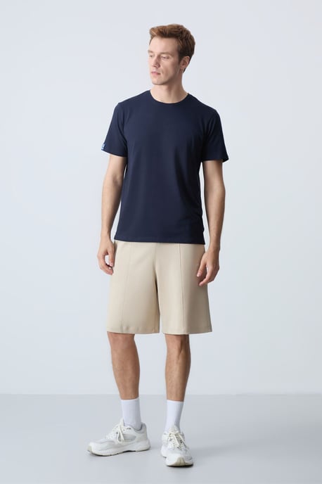 Heren Katoenmix Sweats Shorts - Image 2