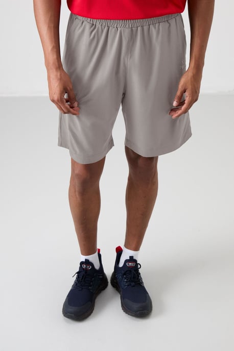Herrarnas korta vävda shorts med dragsko - Image 2