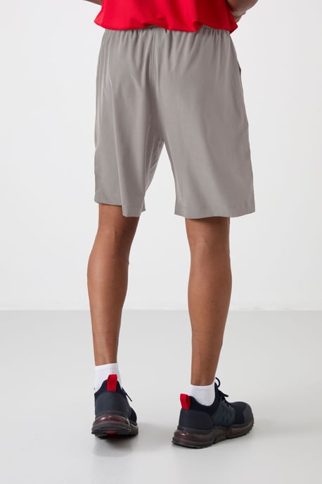 Herrarnas korta vävda shorts med dragsko - Image 5