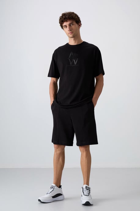 Heren Gebreide Sweatshorts - Image 2