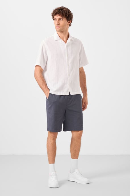 Heren Regular Fit Chino Shorts - Image 4