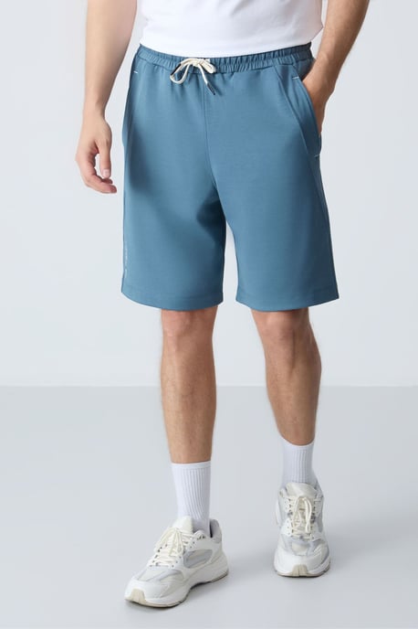 Heren Katoenmix Sweats Shorts - Image 3