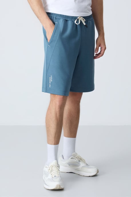 Heren Katoenmix Sweats Shorts - Image 5