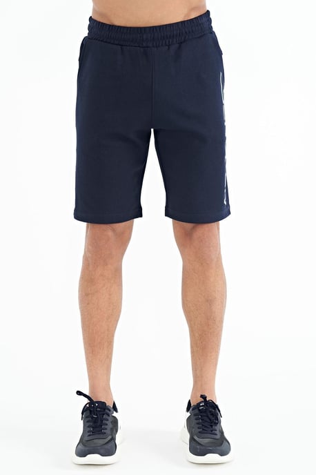 Herrtryckta fleece shorts - Image 2