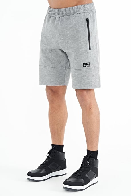 Heren Effen Gebreide Zweet Shorts - Image 4