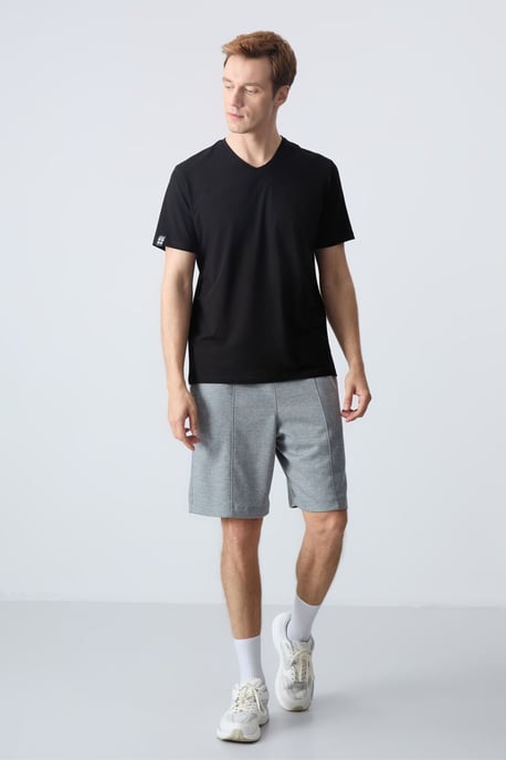 Herr Sweatshorts i bomullsblandning - Image 3
