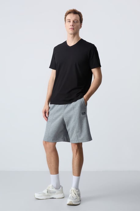 Herr Sweatshorts i bomullsblandning - Image 5