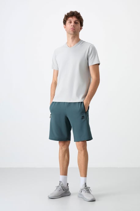 Heren Regular-fit Gebreide Sweatshorts - Image 2