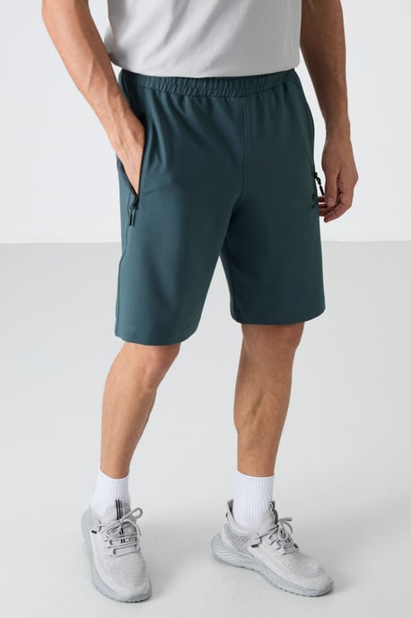 Heren Regular-fit Gebreide Sweatshorts - Image 4